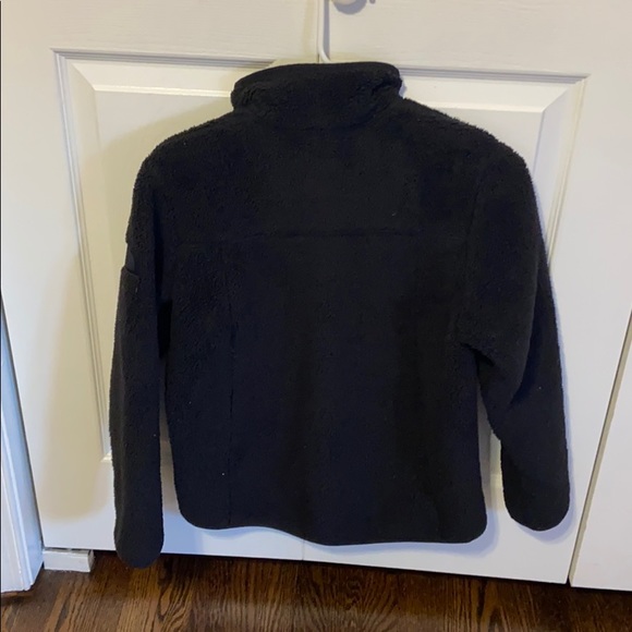 Girls Black North Face Zip Up Jacket - Picture 5 of 6